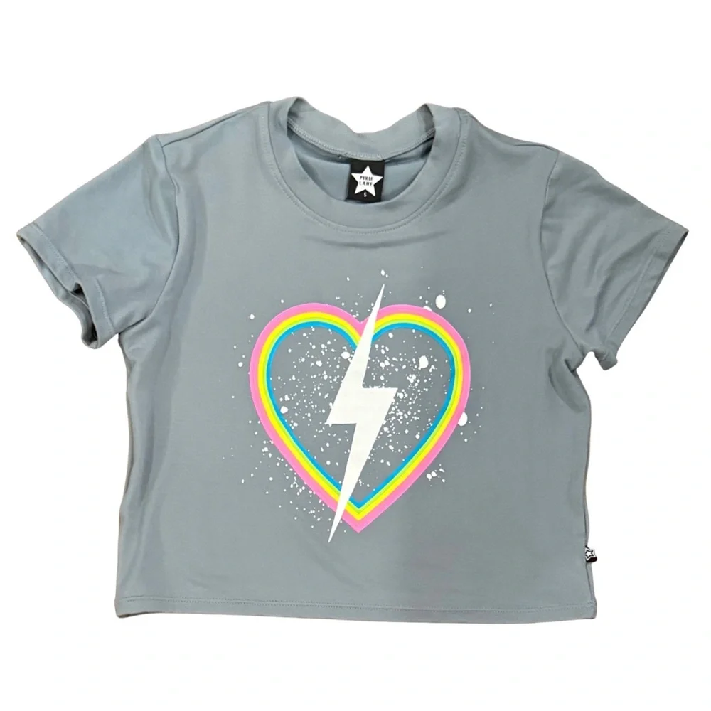 Pixielane grey Unicorn t-shirt girls size 5 brand new never worn